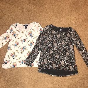 2/long sleeve tops . Girls gap kids /& Old Navy